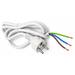 Montierbares Netzkabel 3x1,5 mm mit geerdetem Stecker, 1,5 m