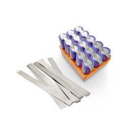Nickel Welding Tape for Batteries, 5x0.1x98mm, Set of 100