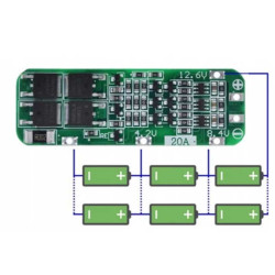 3S 20A Li-Ion BMS Charger