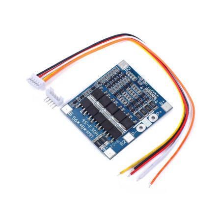 BMS-Laderegler 4S 12,8 V 30 A LiFePO4 mit Ausgleichsfunktion
