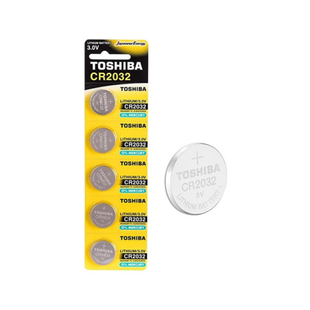 Baterii 3V CR2032 Toshiba Lithium set 5buc