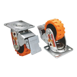 Professionelles Lenkrad für Rollwagen mit Bremse, 6 Zoll, 150 mm