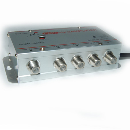 CATV Splitter Amplifier with 4 Outputs