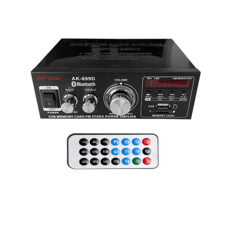 AK-699BT 2x15W SD/USB/BT Car Amplifier