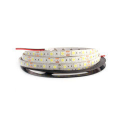 Rola leduri 5050 SMD 5mm alb 5m 60led/m impermeabila