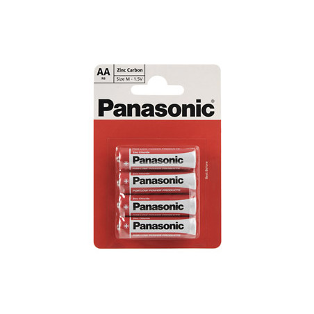 Satz mit 4 Panasonic Special Power R6-Batterien