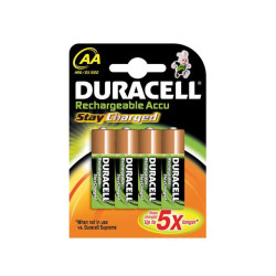 Set of 4 batteries 2500ma Duracell Stay Charged R6