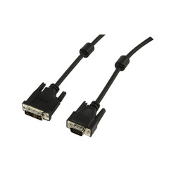 Kabel danych monitora LCD DVI-HD15 (VGA) męski 3m