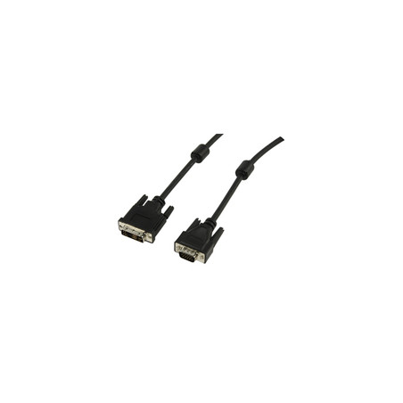 Kabel danych monitora LCD DVI-HD15 (VGA) męski 3m