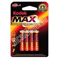 Set of 4 R3 Kodak alkaline batteries