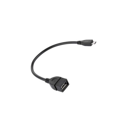 Kabel OTG USB żeński na micro USB męski 20cm