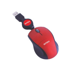 Retractable wire optical mouse OP78 Intex