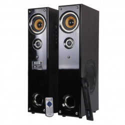 System audio 2 wieże FM/SD/USB/Mikrofon Intex