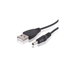 USB to DC power cable 3.5mmx1.35mm 0.6m