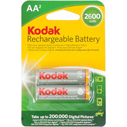 Set of 2 batteries 2600ma Kodak R6