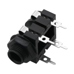 Jack plug 6.3mm mono female wiring