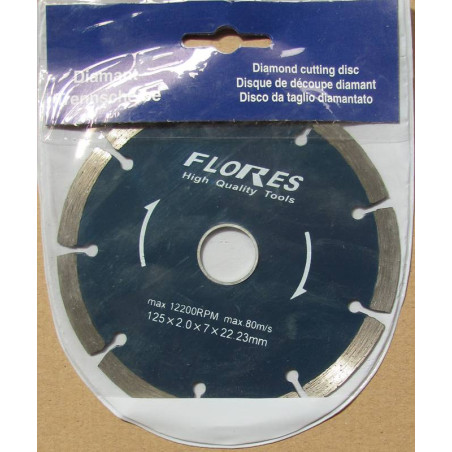 Disc diamantat intrerupt ZAY-CO de 125MM