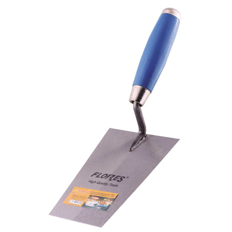 Trowel with blue handle 160MM