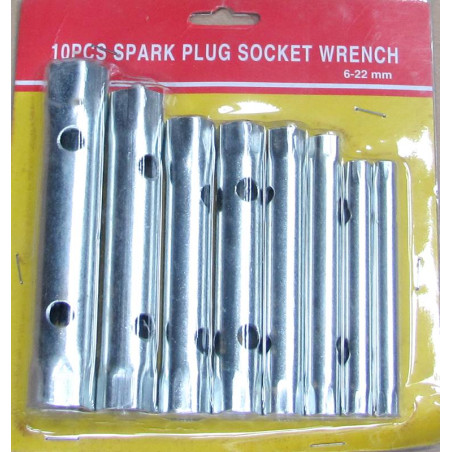 Set of tubular keys of 10 pcs./set