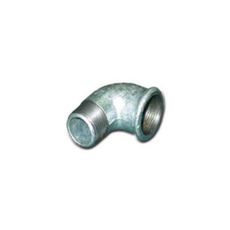 Zinc elbow for water 1/2 No. 1 (Fi+Fe)