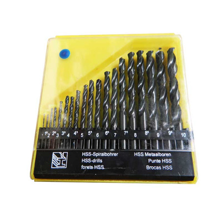 Trusa burghie metal de (1MM-10MM)-19pcs./set 