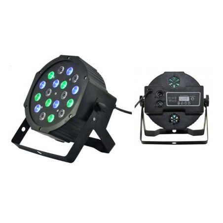 PAR RGB projector 18 LEDs 1W