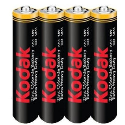 Set of 4 Kodak HeavyDuty R3 batteries