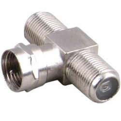 Adapter F-Stecker - 2xF-Buchse