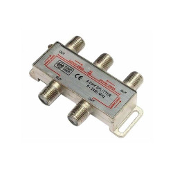 4-way satellite splitter 5-2450MHz power pass