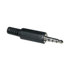 Jack plug 3.5mm 4 contacts