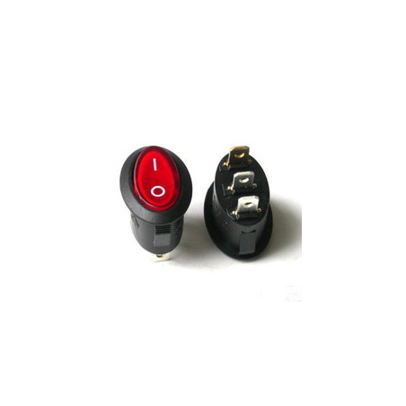 Oval led on/off switch