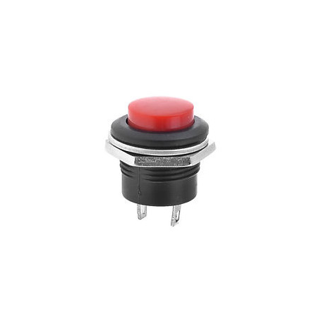 Large round push switch without retention