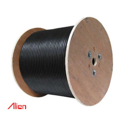 Cable UTP Cat6e Alien 0.5mm copper roll 305m with socket