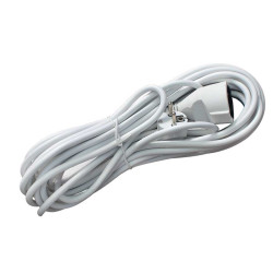 Extension cable 3x1.5mm with coupler 10m Alien white