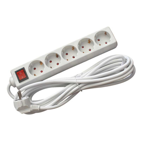 5-way extension cord 1.5m 3x1.5mm2 with Alien plug