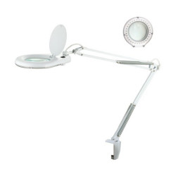 Lamp with magnifying glass on LEDs ZD-129A 15W