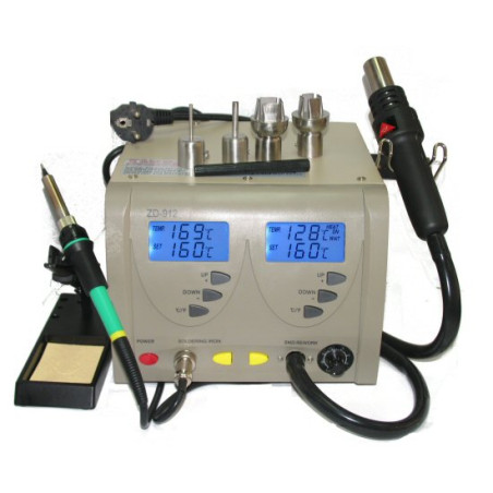 Soldering station + hot air ZD-912