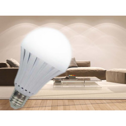 Inteligentna lampa awaryjna LED, 7W, E27