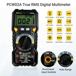 Cyfrowy multimetr true RMS NCV z funkcją pomiaru temperatury PCW02A