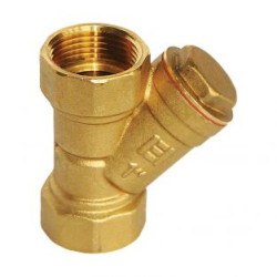 Bronze Y water filter 1 inch