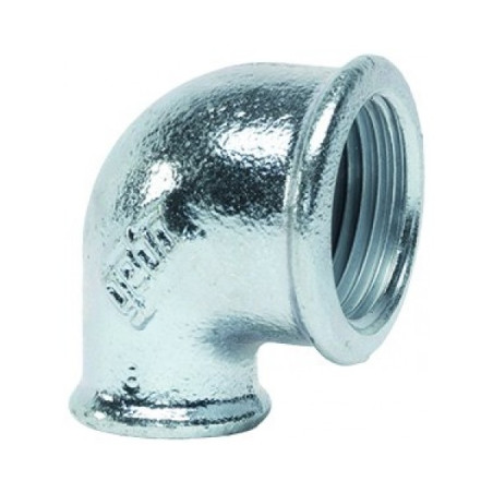 Reduced zinc elbow for water from 1 x 1/2 fi+fi