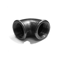 Black elbow for gas 1/2 inch no. 2 fi+fi