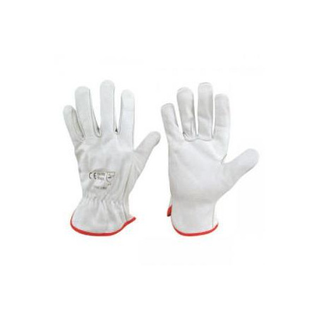 Leather protective gloves