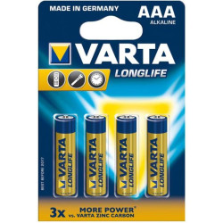 Set mit 4 Batterien Varta Longlife 4106 AA