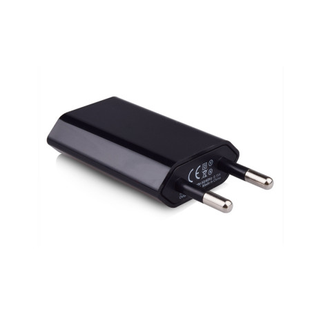 Network charger usb plug 1A black