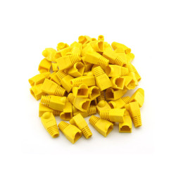 Yellow UTP plug protection 100 pcs