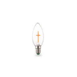 Led-Kerzenlampe 4W Ornament