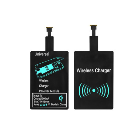 Qi adapter for microusb wireless charging