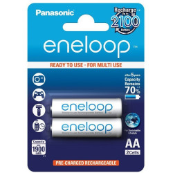 Set mit 4 Panasonic Eneloop BK-3MCCE AA-Batterien