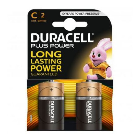 Set mit 2 R14 Duracell Basic-Batterien